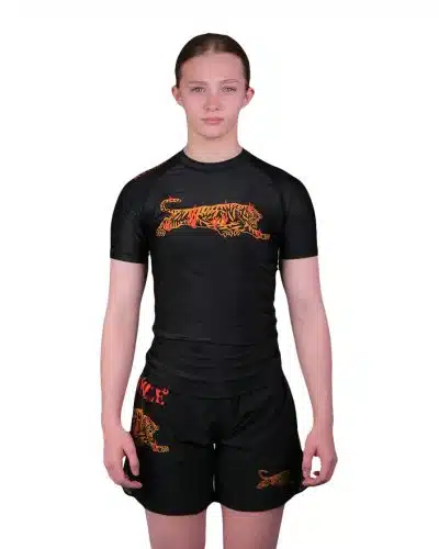 Burning Tiger Rashguard - Kids — image 2