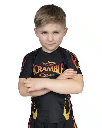 1998 Fire Rashguard Kids - Black — image 1