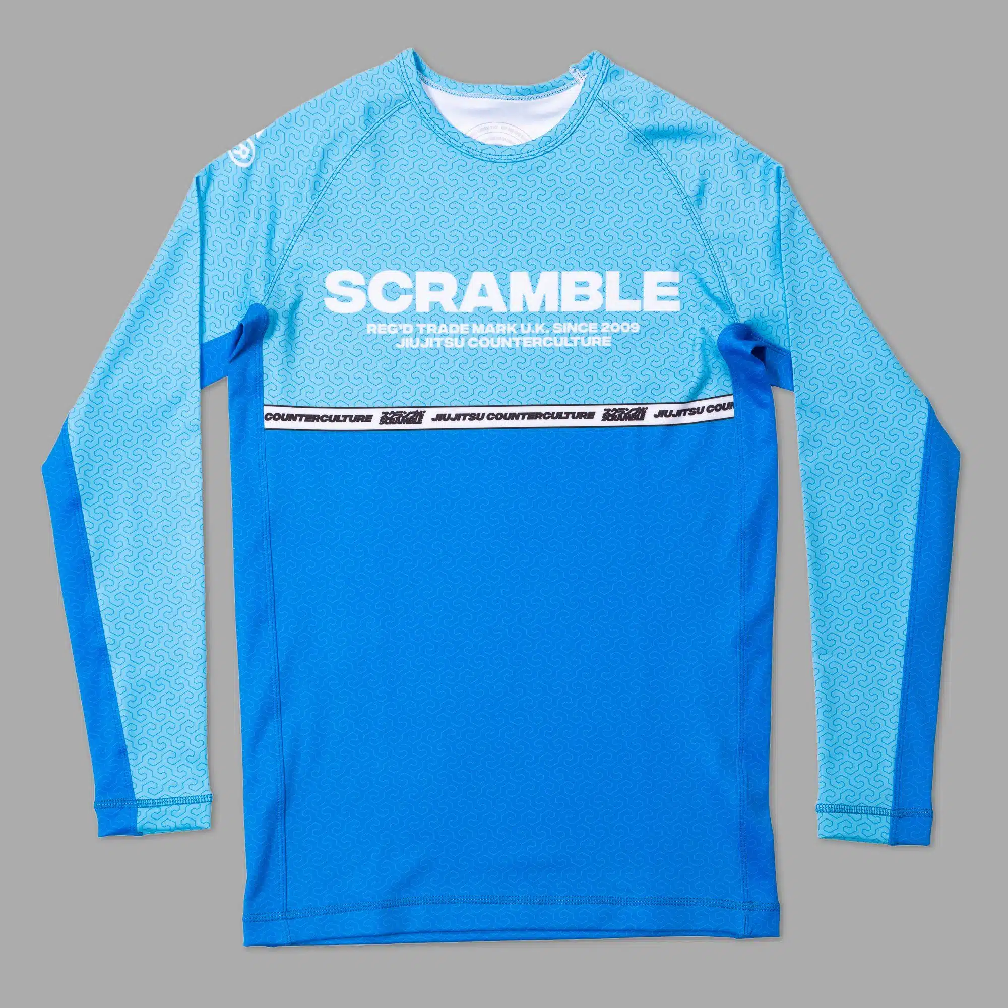 Scramble Ranked Rashguard v4 – Blue - Image 3