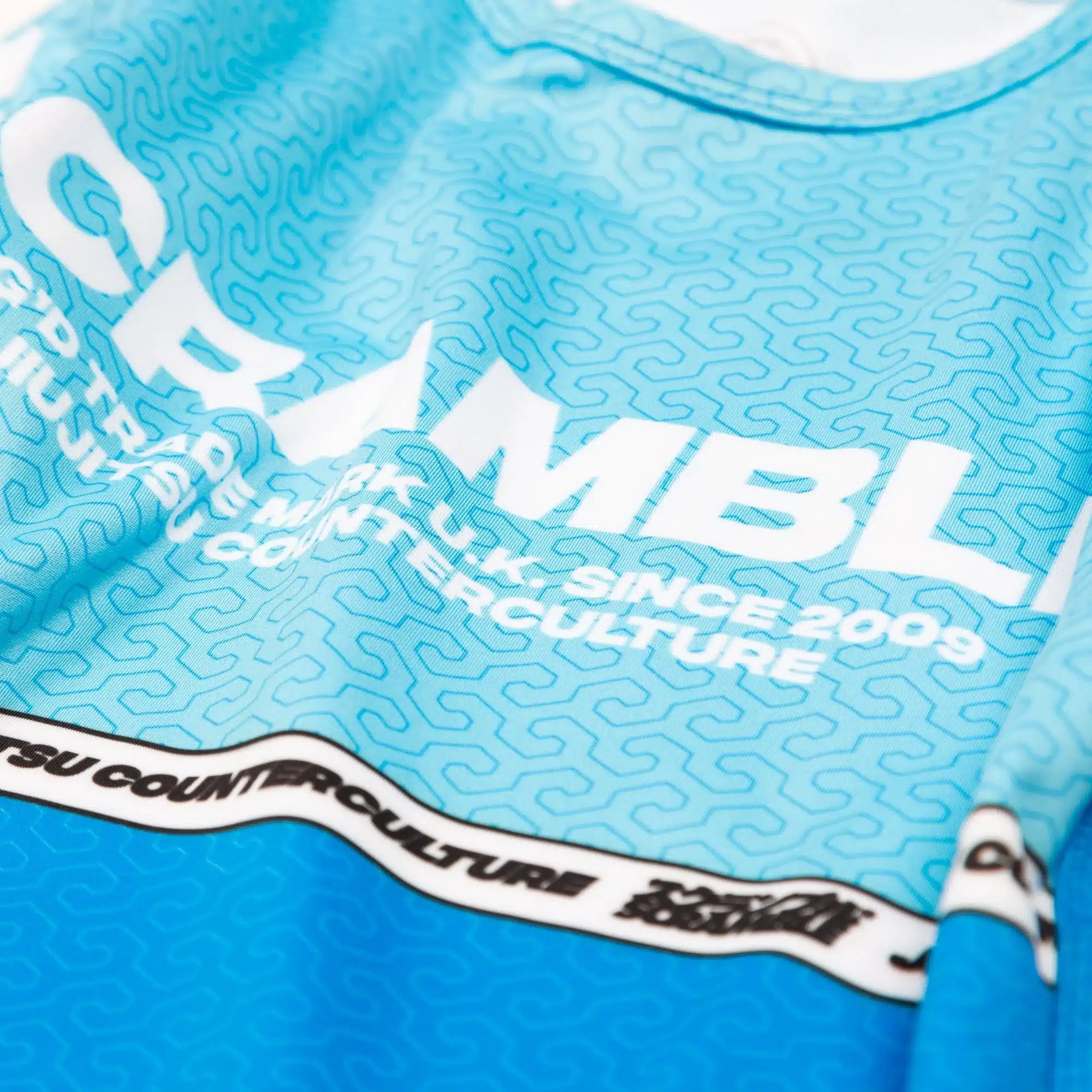 Scramble Ranked Rashguard v4 – Blue - Image 4