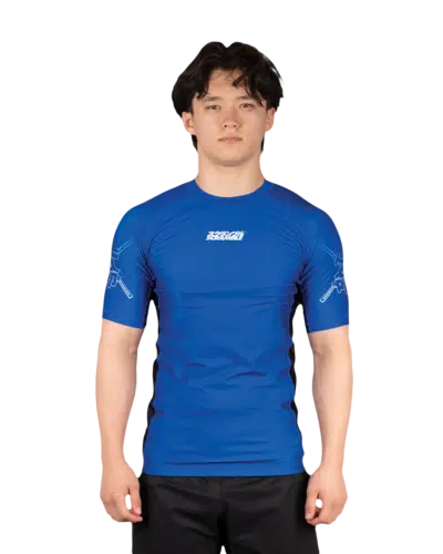 Fate Tanto BJJ Rashguard - Short Sleeve - Blue